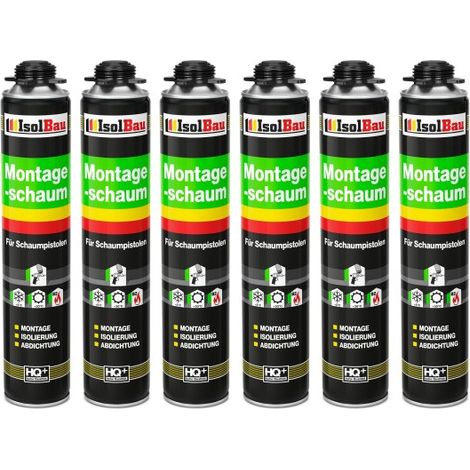 IsolBau Pistol Mounting Foam B2 Montageschaum 6 x 750 ml (1/5)