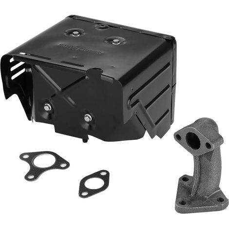Conjunto de silenciador de generador eléctrico para motores de gasolina Honda GX340, GX390, 182F y 188F (1/5)