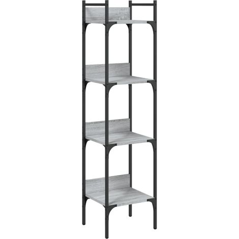Maison Exclusive - Libreria 4Ripiani Grigio Sonoma 35x30x138,5cm Legno Multistrato (1/5)
