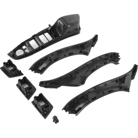 Kit de cache décoratif pour interrupteur de lève-vitre côté conducteur gauche (accoudoir) BMW Série 5 F10 F11 (référence 51417225875) (1/5)