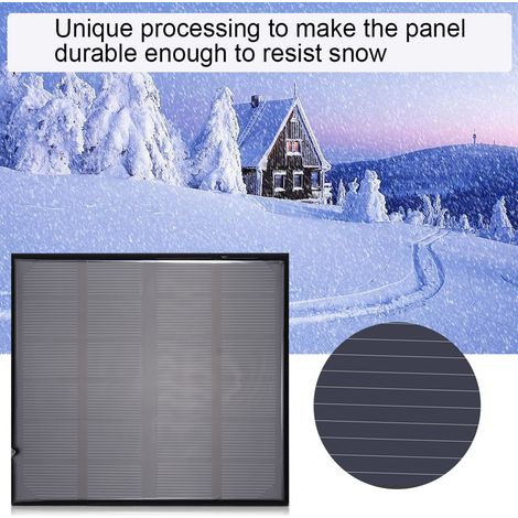 6V 2W Mini-tragbares polykristallines Solarpanel für Akkuladegeräte, intelligente Stromversorgung, Außeneinsatz (1/5)