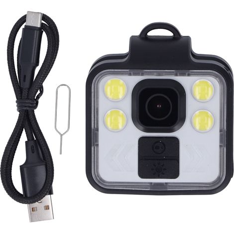 Enregistreur vidéo compact Full HD 1080p, à clipser pour les forces de l'ordre, indice de protection IP665, avec voyant LED. (1/5)