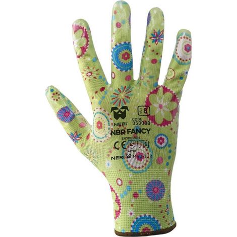 GUANTI POLIESTERE/NBR 'FANCY' Tg. 8