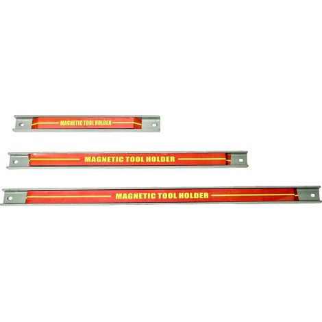 Geko Set de 3 barras magnéticas de metal para taller (1/3)