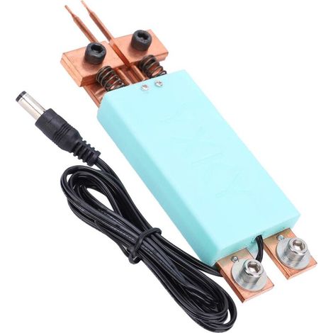 Integrated Spot Welding Pen, Automatic Trigger Manual Welding Tool, 18650 Cyan Battery, with a Pair of Japanese Concentric Ball Head Needles (1/5)
