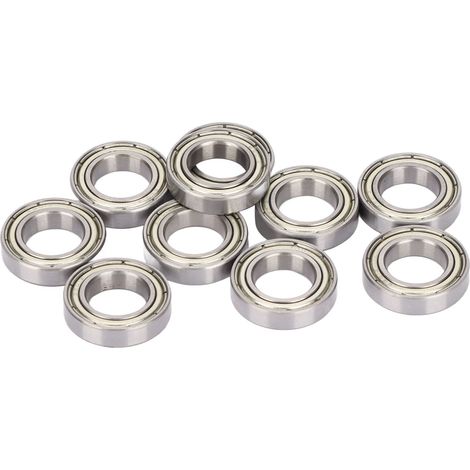 10 Roulements à Billes Gorges Profondes Double Protection Haute Vitesse Faible Vibration Résistants à l'Usure Usage Industriel (1/5)