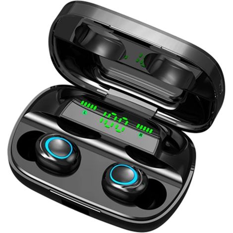Talkie-walkie numérique double oreille pour le commerce électronique en mode privé avec fonction d'alimentation mobile et écouteurs Bluetooth 5.0 (1/5)