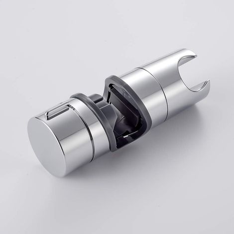 Support Pommeau Douche Réglable Chrome - Fixation Murale Universelle pour Douchette Salle de Bain (1/5)