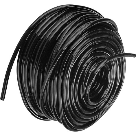 GROOFOO 50m Garden Hose, Drip Irrigation Hose, PVC Drip Micro Irrigation Connection Pipe, for Lawn, Garden, Car, Floor Washing(50m) (1/5)