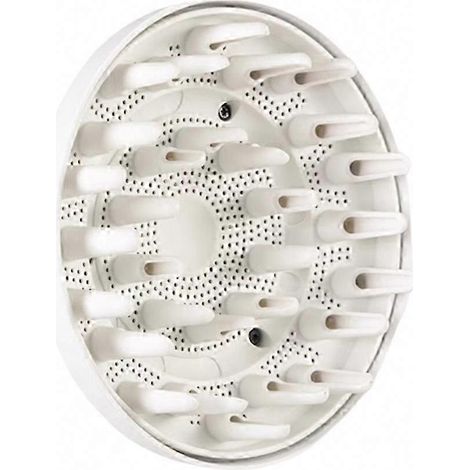 Gleam and Glory Trockendiffusor, weiße Stylingspitze, Haartrocknerdüse, Stylingzubehör, weiß, kompatibel mit den meisten Modellen, für Volumen und definierte Locken. (1/5)