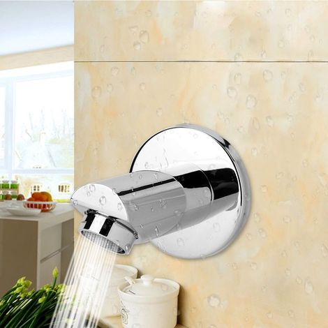Robinet de Douche en Cuivre Rond Encastré G1/2 avec Accessoire de Panneau de Douche (1/5)