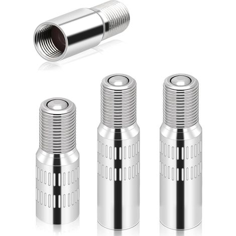 4 Aufblasdüsen, Reifenventilverlängerung, Reifenventilverlängerung (27 mm + 39 mm)