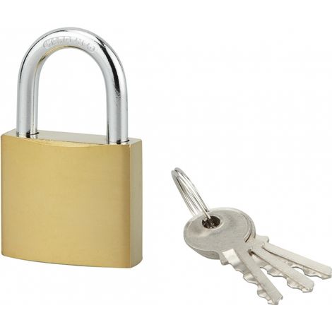 Lucchetto ACERA 40 mm con arco in acciaio cementato, 3 chiavi – THIRARD (1/2)
