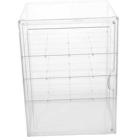 Vitrine à Pâtisserie 4 Niveaux Étagères Réglables Transparente en Pet et ou Design Détachable Protection la Poussière pour Cuisine Boutique de Boulangerie (1/5)