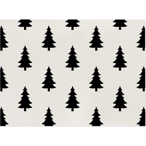 Placemat - Linen Et Coton - 42 x 32 cm - Protection Thermique Et Antidérapant - Pour Salle À Manger Et Cuisine - 1 Pièce (1/5)