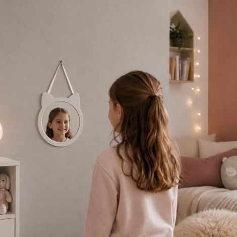 Miroir pour enfants À suspendre Salle de bain Chambre d'enfant (1/5)
