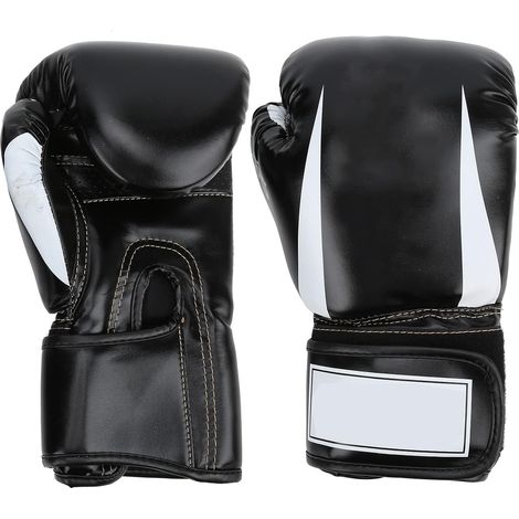de Boxe en éponge Douce et Durable pour L'entraînement au Poinçonnage, Paquet de 2 Noirs pour Les Exercices de Kickboxing pour Adultes (1/5)