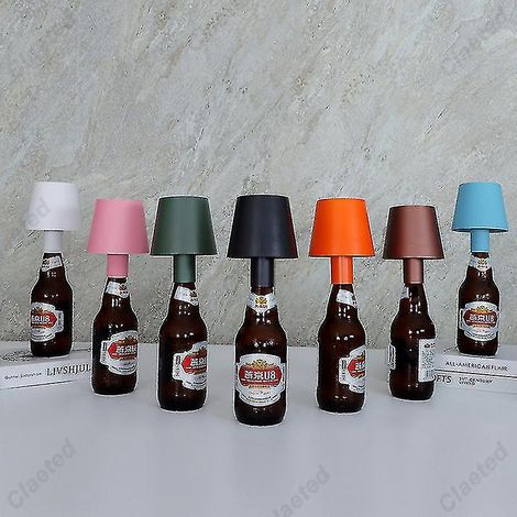 Abnehmbare und per USB aufladbare LED-Tischleuchte, ideal für eine stimmungsvolle Beleuchtung in Bars oder Cafés. Farbe: Himmelblau.
