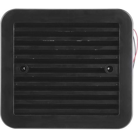 Ventilateur de refroidissement 12V 4W avec volets, ventilation unidirectionnelle latérale, vent fort, échappement d'air, style de voiture, accessoires de camping-car (1/5)