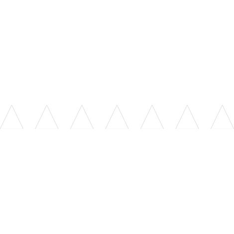 Lot 2 bandes 100mm x 1m - Triangles Blanc - 4640389