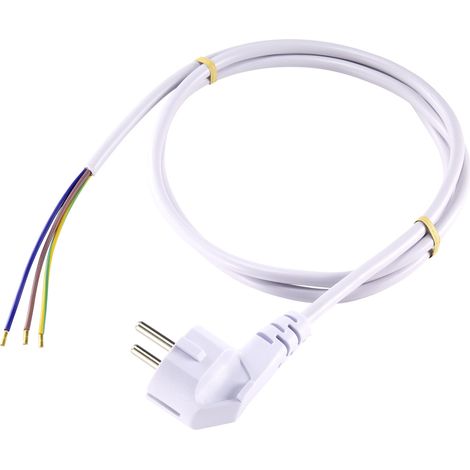 Sygonix SY-5043482 Strom Anschlusskabel Weiß 2.00 m (1/2)