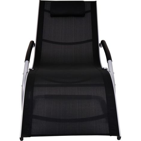 Maison Exclusive - Sonnenliege mit Kissen Aluminium und Textilene