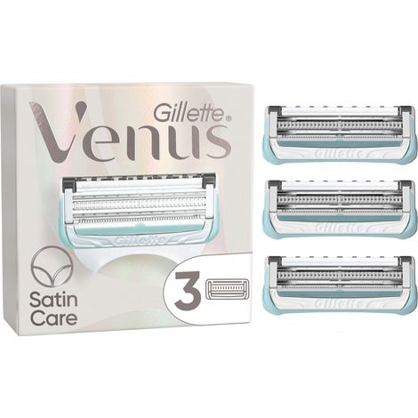 Cartuchos de cuchillas para maquinilla de afeitar Gillette Venus, 3 unidades. (1/5)