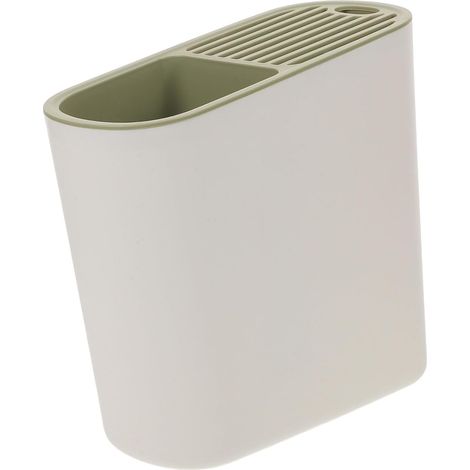 Cestello scolapiatti multifunzionale per utensili da cucina, organizer per posate, design elegante, colore casuale
