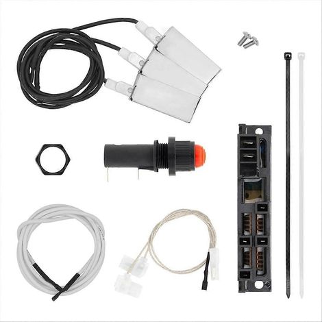 Nécessaire d'allumage 42325 pour gril Summit B6, kit de remplacement complet, pièce détachée barbecue, allumeur compatible, composant de rechange, matériel de fixation inclus. (1/5)