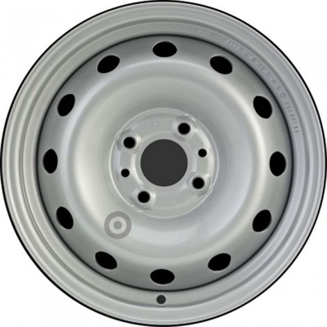 Jante tôle 14 pouces - 4 Trous - 5,5x14 4x98 ET32 AL58 argent