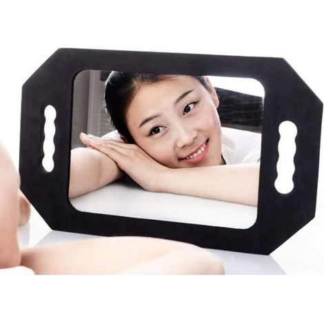 Miroir à main - Salon - Miroir de Coiffeur Manuel - Cadre en Mousse - Léger - Facile à Nettoyer (1/4)