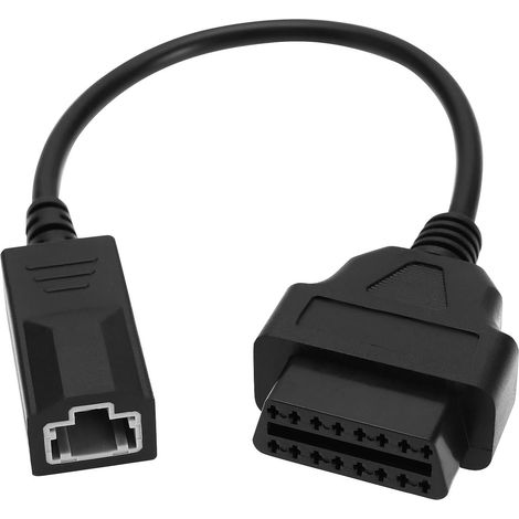 OBD OBD2 Connecteur 3 Broches vers 16 Broches Câble Adaptateur de Diagnostic 16 Broches Câble d'extension de Lecteur Scanner Compatible avec Honda Scanner Connecteur de Véhicule (1/5)