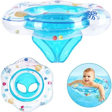 Bouée Bébé, Anneau de Natation pour bébé, Bague de Natation pour bébé Flottant avec siège, Flotteur de Piscine Convient aux bébés de 6 à 36 Mois (1/4)
