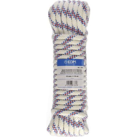 Madeja EDM 10m Driza Poliéster Alta Tend Tricolor Calibre 10mm