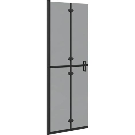 Panel de ducha a ras de suelo Negro 70 x 6,5 x 190 cm vidaXL