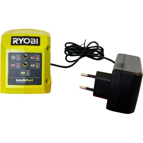 Ryobi – Chargeur rapide pour batteries Lithium-Ion ONE+ 18V 1,5A/h – Système de surveillance intelligent – Charge rapide en 60min
