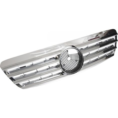 Grille calandre Mercedes Classe S W220 de 1998 a 2002 Chrome-42707636 (1/4)