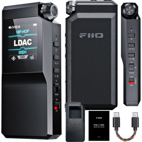 FiiO BTR17 – Schwarz – Tragbarer DAC mit Kopfhörerverstärker (1/5)