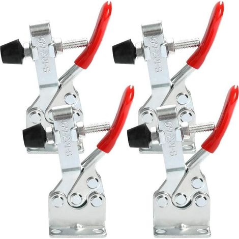 Knee clamp GH-201-B, 4-part knee lever clamp, knee tensioning device, holding capacity approx. 90 kg, non-slip, quick release, robust MUMU (1/4)