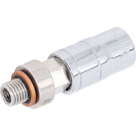Kit de réparation de filetage de carter d'huile autotaraudeur M12x1,5 en acier inoxydable avec bouchon de vidange intégré (1/5)