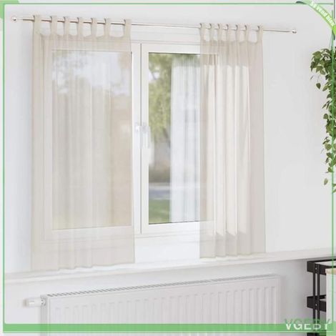 Voilage - FAFEISY - 4102266 - crème - semi-transparent - 2 pièces (1/5)