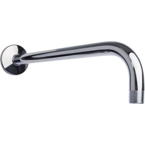 Bras d'extension de pomme de douche à montage sur bras de douche, remplacement de pomme de pluie de bras de douche de 12 pouces pour baignoire Standard domestique