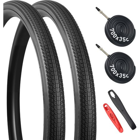 Lot de 2 pneus de velo 700 x 28c/32c/35C – Pneus de velo de ville (1/5)