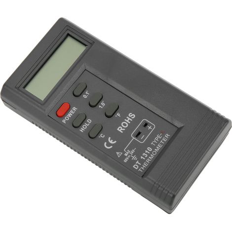 Thermomètre thermocouple numérique – affichage LCD – indicateur batterie faible – compact – industrie