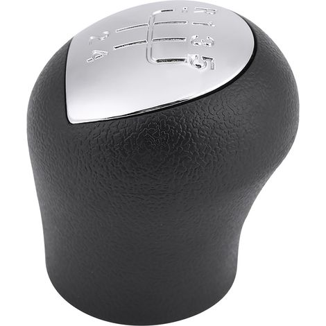 Manchon de levier de vitesse 5 vitesses pour Renault Clio 2 Phase et Kangoo, pommeau de changement de rapport, accessoire tuning intérieur, noir, garniture auto, pièce de rechange compatible (1/5)