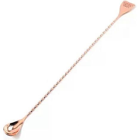 Ensemble de bar en acier inoxydable, comprenant un shaker à cocktail, une passoire, une cuillère à mélange, un doseur, une pince à glaçons, un pilon, couleur or rose.-AquaForge (1/5)