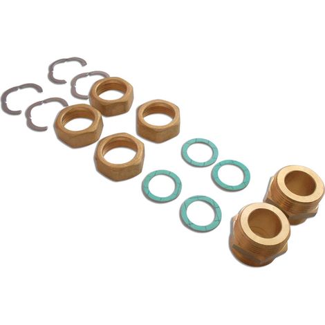 Kit de raccords pour tuyauterie flexible inox DN 25