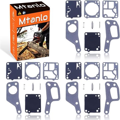 Kit de Joint d'Isolation de Réparation de Carburateur pour Mcculloch Mini Mac 110 120 130 140 Zama M1 M7 RB-19 Tronçonneuse (1/5)