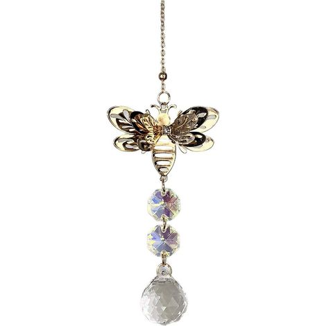 Attrape rêves en cristal, suspension pour fenêtre,, cristaux arc ciel, pendentif (1/4)