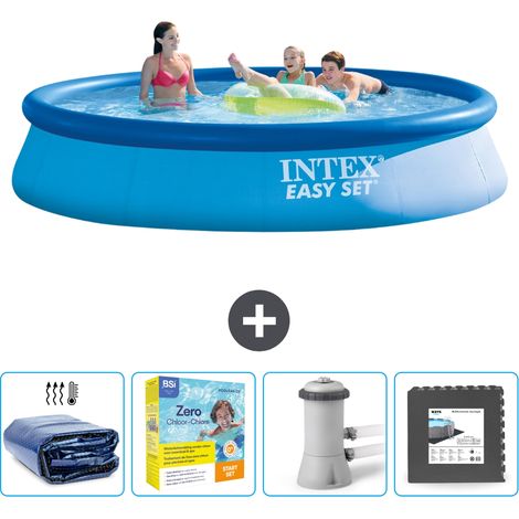 Intex Piscina Easy Set Rotonda - 396x84 cm - 7-pezzi  SCB10 (1/5)